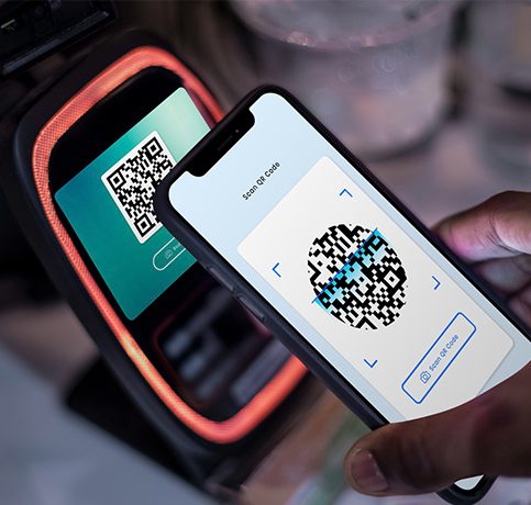A Mobile Scanning A QR Code