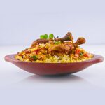 Biryani in the plate