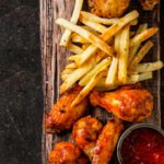 Chicken and french fries