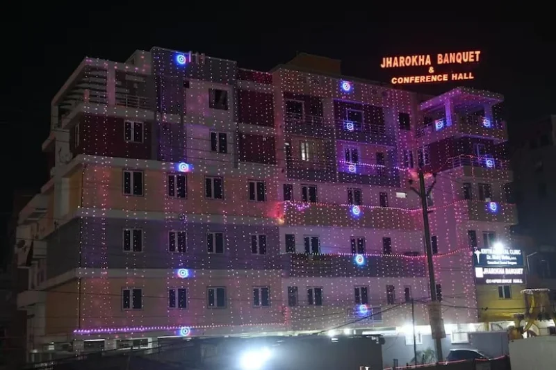 Jharokha Banquet And Conference Hall Decorated Building